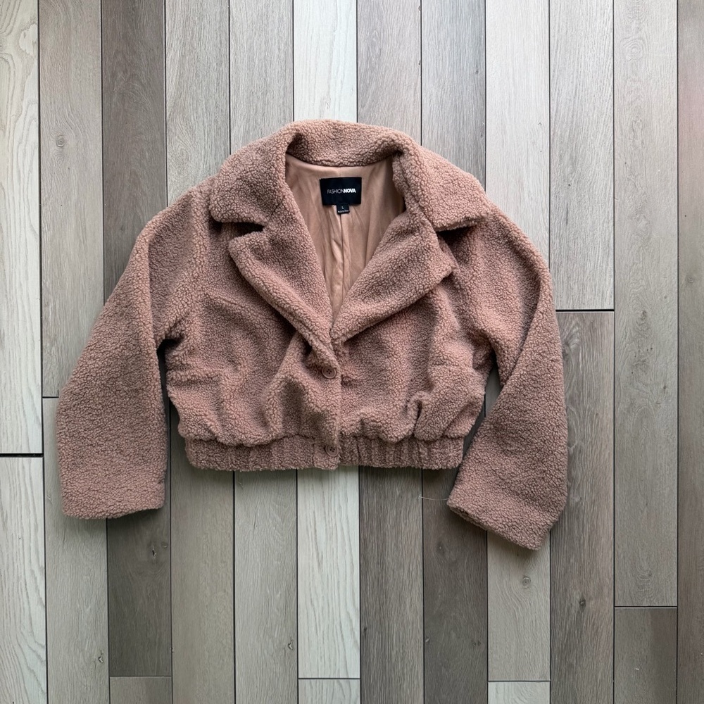 Fashion Nova Are You Faux Real Jacket - Mocha